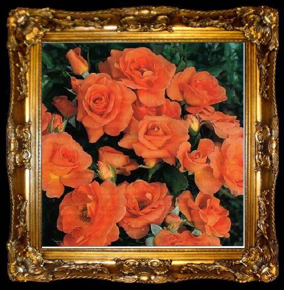 framed  unknow artist Still life floral, all kinds of reality flowers oil painting  258, ta009-2